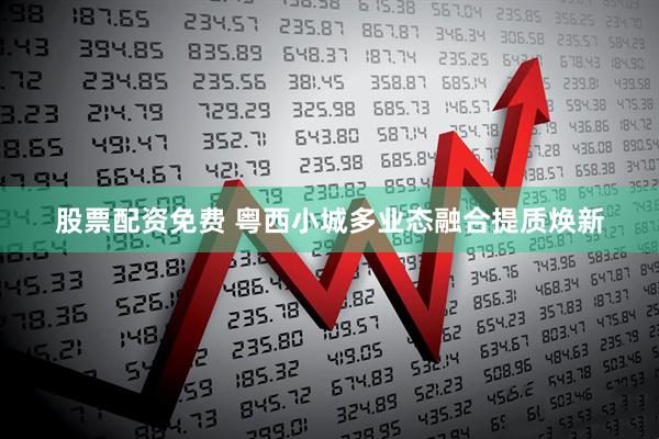 股票配资免费 粤西小城多业态融合提质焕新