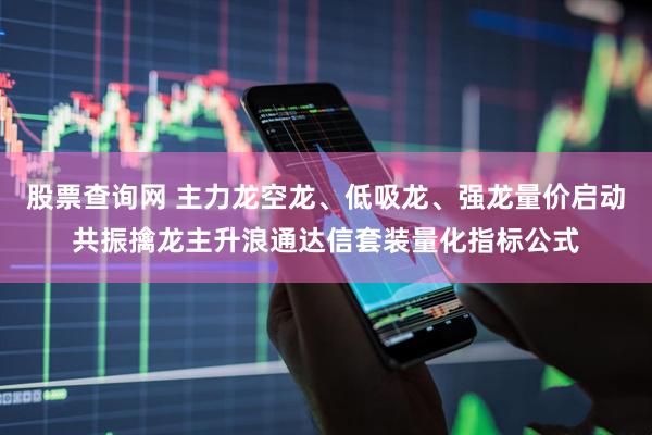 股票查询网 主力龙空龙、低吸龙、强龙量价启动共振擒龙主升浪通达信套装量化指标公式